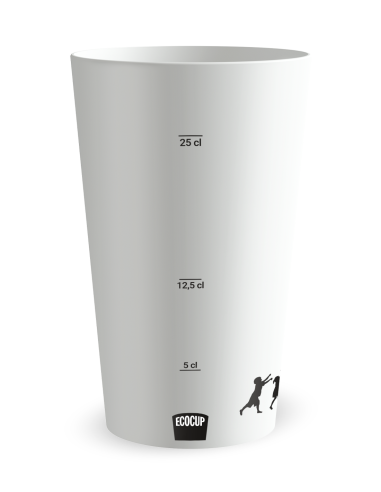 Gobelet blanc Graduation - cousinade silhouettes - Ecocup