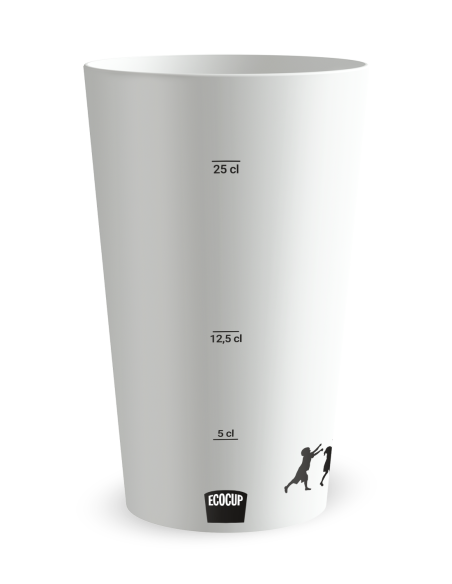 Gobelet blanc Graduation - cousinade silhouettes - Ecocup