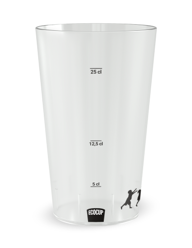 Gobelet transparent Graduation - cousinade silhouettes - Ecocup