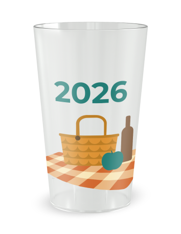Gobelet transparent de face - Famille & Amis Pique-Nique Famille - Ecocup