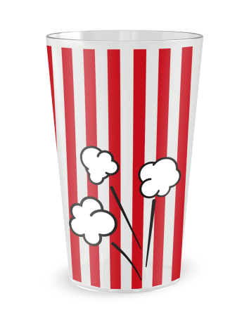 Gobelet transparent de face - Famille & Amis PopCorn Party - Ecocup 2
