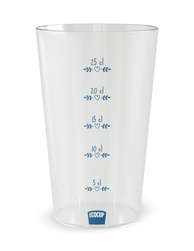 Gobelet transparent Graduation - hiver - Ecocup