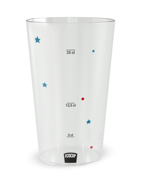 Gobelet transparent Graduation - nouvel an - Ecocup