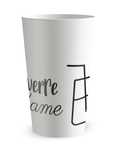 Transparante beker, zijaanzicht - Vrijgezellenfeest - Laatste Drankje Voor Mevrouw - Ecocup