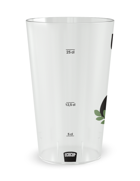 Gobelet transparent Graduation - mariage date - Ecocup