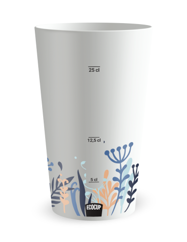 Gobelet blanc Graduation - mariage herbes hautes - Ecocup