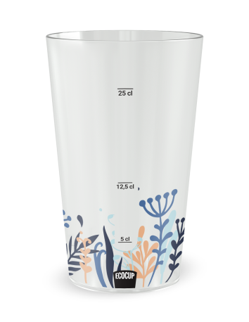 Transparante beker - Voornaam - bruiloftsbeker hoge grassen - Ecocup 2