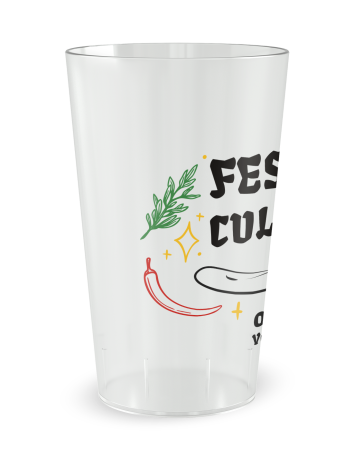 Gobelet transparent de face - Festival Culinaire - Ecocup 2