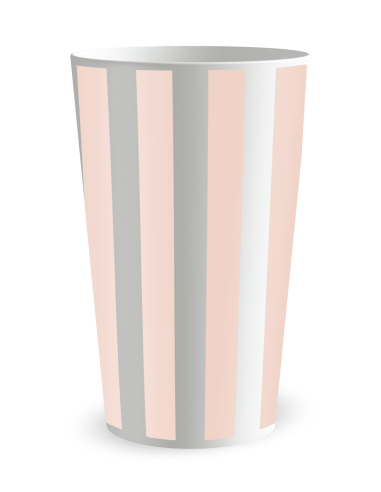 Witte beker achteraanzicht - “IJssalon” - Ecocup