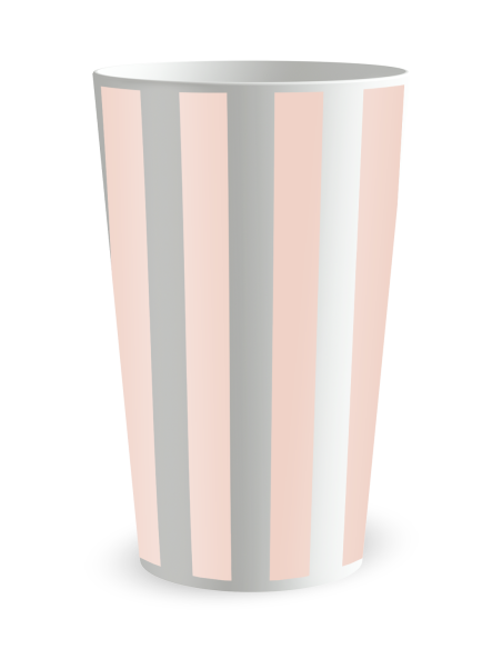 Witte beker achteraanzicht - “IJssalon” - Ecocup