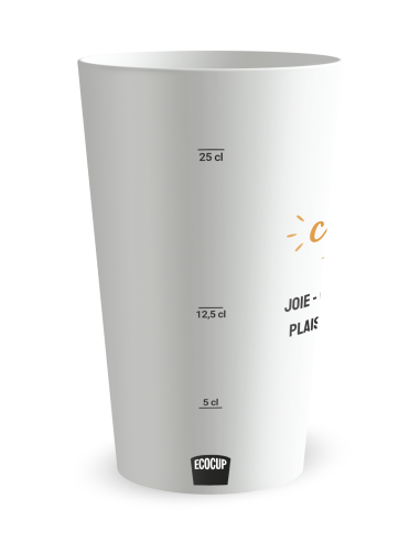 Gobelet blanc Graduation - Comité Entreprise Celebrate - Ecocup