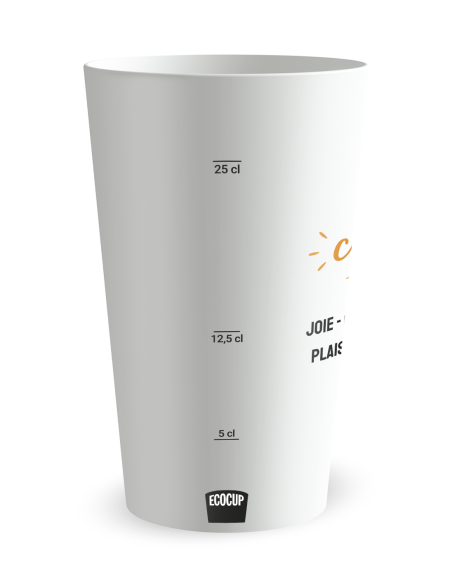 Gobelet blanc Graduation - Comité Entreprise Celebrate - Ecocup