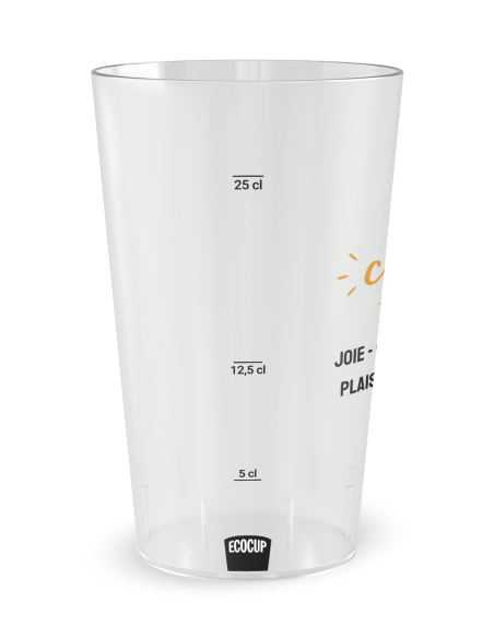Gobelet transparent Graduation - Comité Entreprise Celebrate - Ecocup