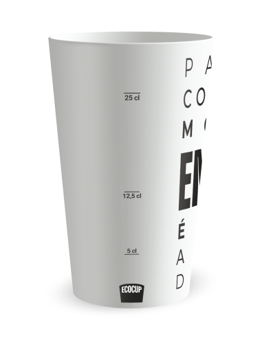 Gobelet transparent Graduation - Comité Entreprise Ensemble - Ecocup