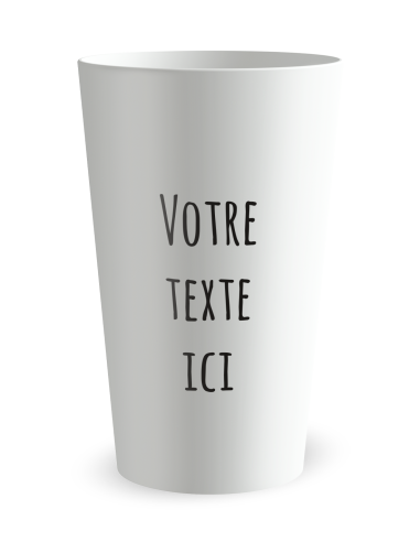 Witte beker achteraanzicht - Bedrijf “Team” - Ecocup