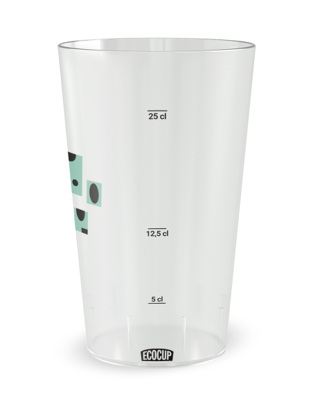 Gobelet transparent Graduation - Musée - Ecocup