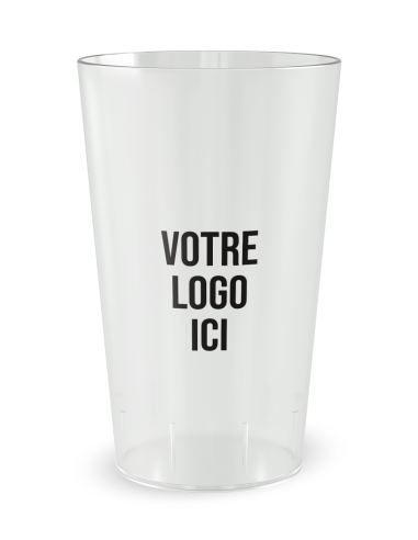 Gobelet transparent de dos - Musée - Ecocup