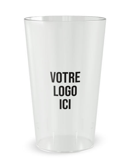 Gobelet transparent de dos - Musée - Ecocup