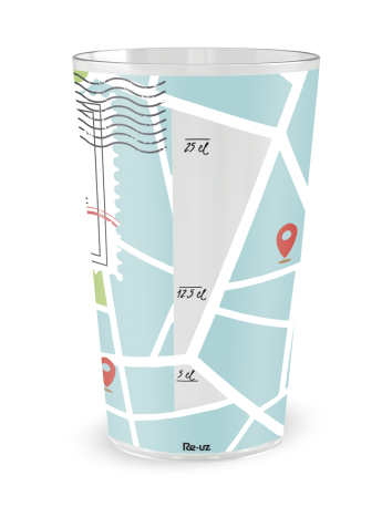 Gobelet transparent de face - Office de Tourisme - Ecocup 2