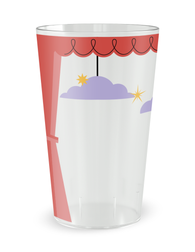 Gobelet transparent de dos - Théâtre - Ecocup