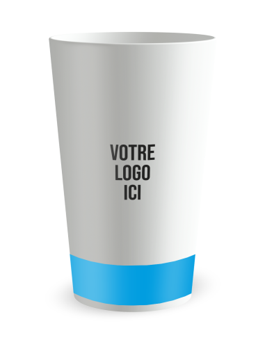 Witte beker achteraanzicht - “Reddingsdienst op Zee” - Ecocup