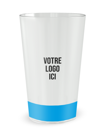 Transparante beker aan de voorkant - “Reddingsdienst op Zee” - Ecocup 2