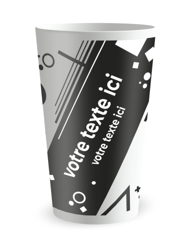 Gobelet blanc de face - E-sport - Ecocup