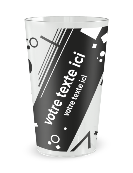Gobelet transparent de dos - E-sport - Ecocup
