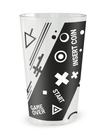 Gobelet transparent de face - E-sport - Ecocup