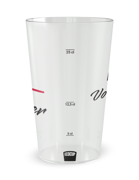 Gobelet transparent Graduation - Run Together - Ecocup