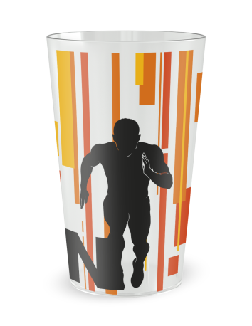 Gobelet transparent de face - Silhouette Course Départ - Ecocup 2