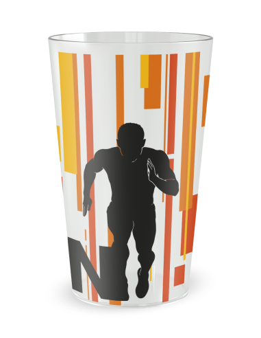 Gobelet transparent de coté - Silhouette Course Départ - Ecocup
