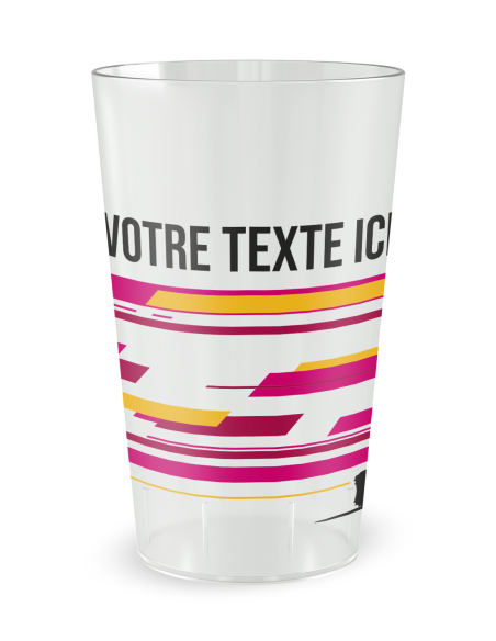 Gobelet transparent de dos - Silhouette Sprint - Ecocup