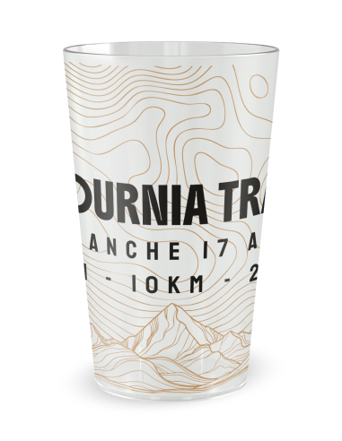 Transparante beker aan de voorkant - “Trail” - Ecocup