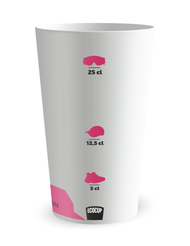 Gobelet blanc Graduation - Trail Montagne - Ecocup