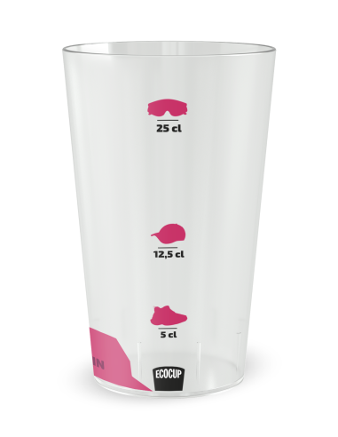 Gobelet transparent Graduation - Trail Montagne - Ecocup