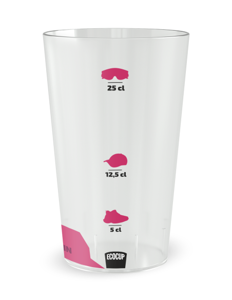 Gobelet transparent Graduation - Trail Montagne - Ecocup