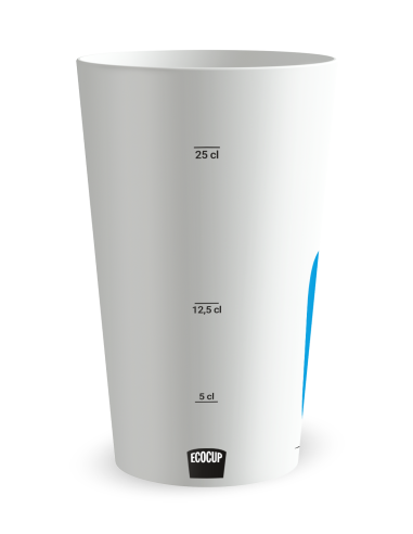 Gobelet blanc Graduation - Fêtes Amis Cheers - Ecocup