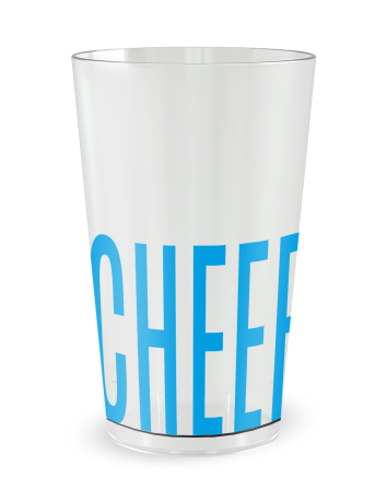 Transparante beker aan de voorkant - Feest Vrienden “Cheers” - Ecocup 2