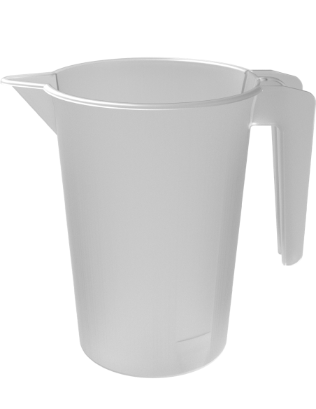 Carafe Ecocup - ECO CARAFE - transparent, vue de face, contenance 1,5 L