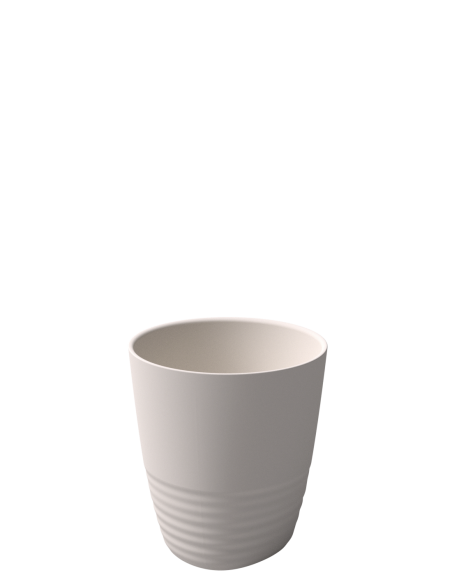 Tasse expresso réutilisable PURE - Taille M en couleur crème / beige - collection Ecocup - contenance 20 cl