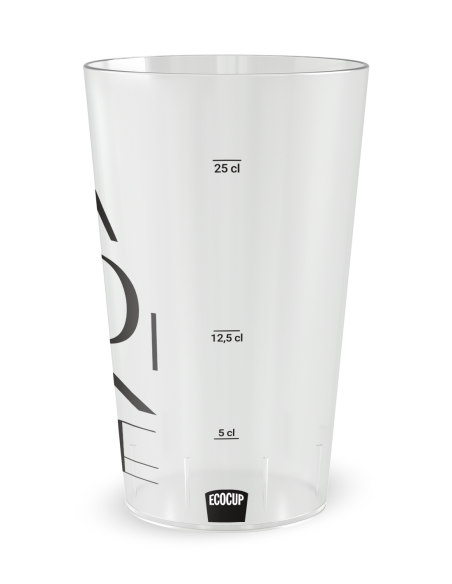 Gobelet transparent Graduation - mariage grandes lettres - Ecocup