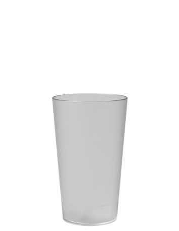 Herbruikbare beker ECO 18 voor uw evenementen - transparant, vooraanzicht, inhoud 15 cl - Ecocup-collectie