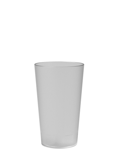 Gobelet réutilisable ECO 18 pour vos évènements - transparent, vue de face, contenance 15 cl - collection Ecocup