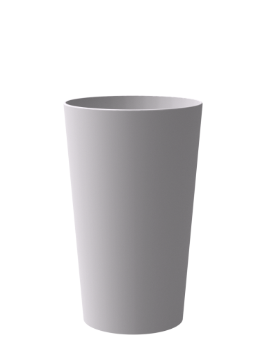 Gobelet ECO 30 pour vos évènements - blanc, vue de face, contenance 25 cl