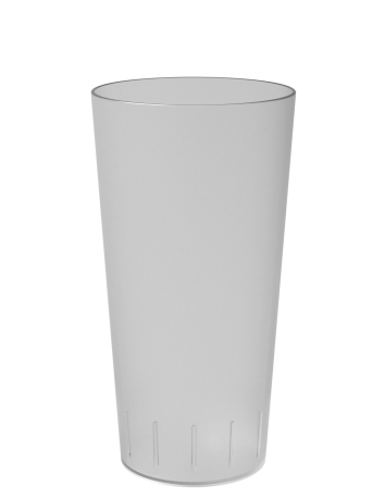 Gobelet réutilisable ECO 40 pour tes évènements - transparent, vue de face, contenance 35 cl - collection Ecocup