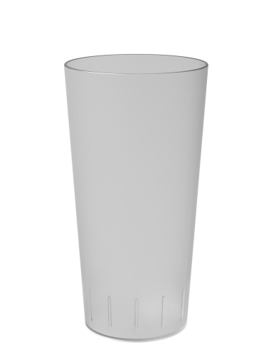 Herbruikbare beker ECO 40 voor uw evenementen - transparant, vooraanzicht, inhoud 35 cl - Ecocup-collectie