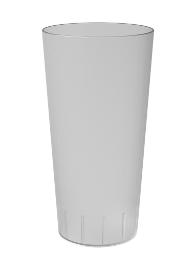 Gobelet réutilisable ECO 50 pour tes évènements - transparent, vue de face, contenance 45 cl - collection Ecocup