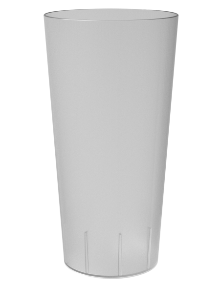 Herbruikbare beker ECO 60 voor uw evenementen - transparant, vooraanzicht, inhoud 55 cl - Ecocup-collectie