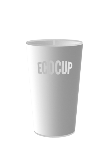 Ecocup-bekers te huur, ECO 30, vooraanzicht, inhoud 25 cl